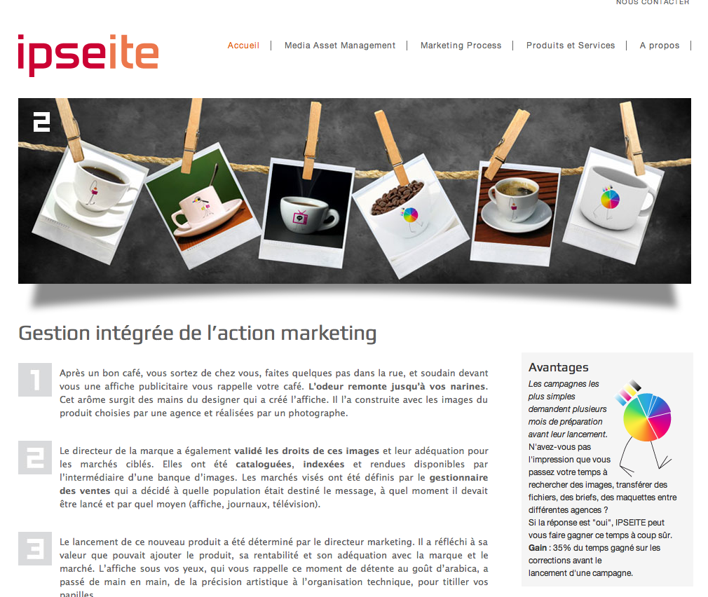 page web ipseite